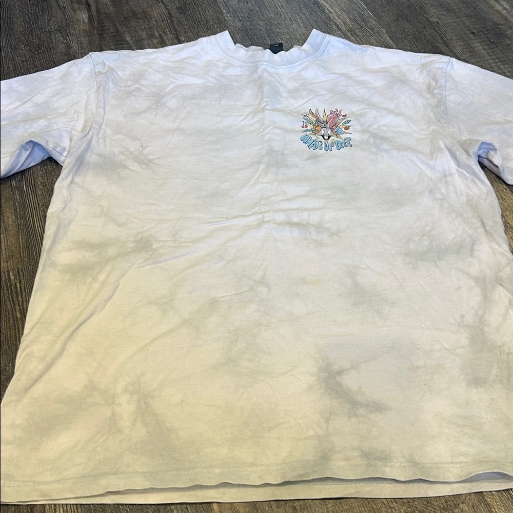 H&M Oversized camo Warner Bros T-Shirt Size Medium